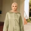 Layna Satin Top - Olive Jade0 Layna Stin Top-Olive Jade